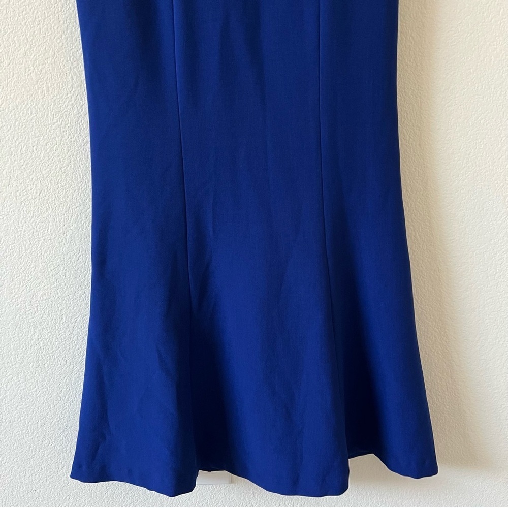 Kay Unger Royal Blue Mermaid Gown Keyhole Formal Evening Dress Size 6 - Picture 8 of 16